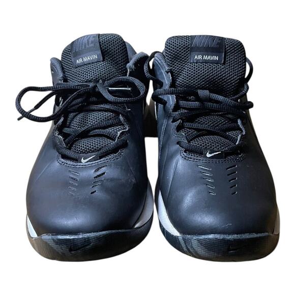 Nike Air Mavin Sneakers Men’s 10 Black White Low Top Basketball Trainers - Picture 2 of 10